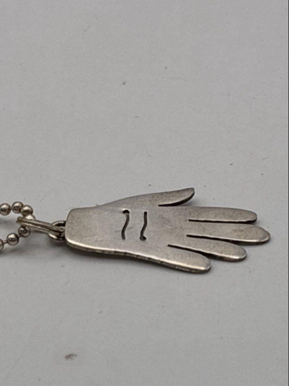 Sterling Silver/ Hand Pendant